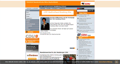 Desktop Screenshot of cdu-homberg-efze.de