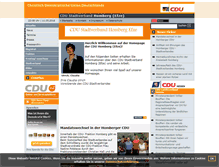Tablet Screenshot of cdu-homberg-efze.de